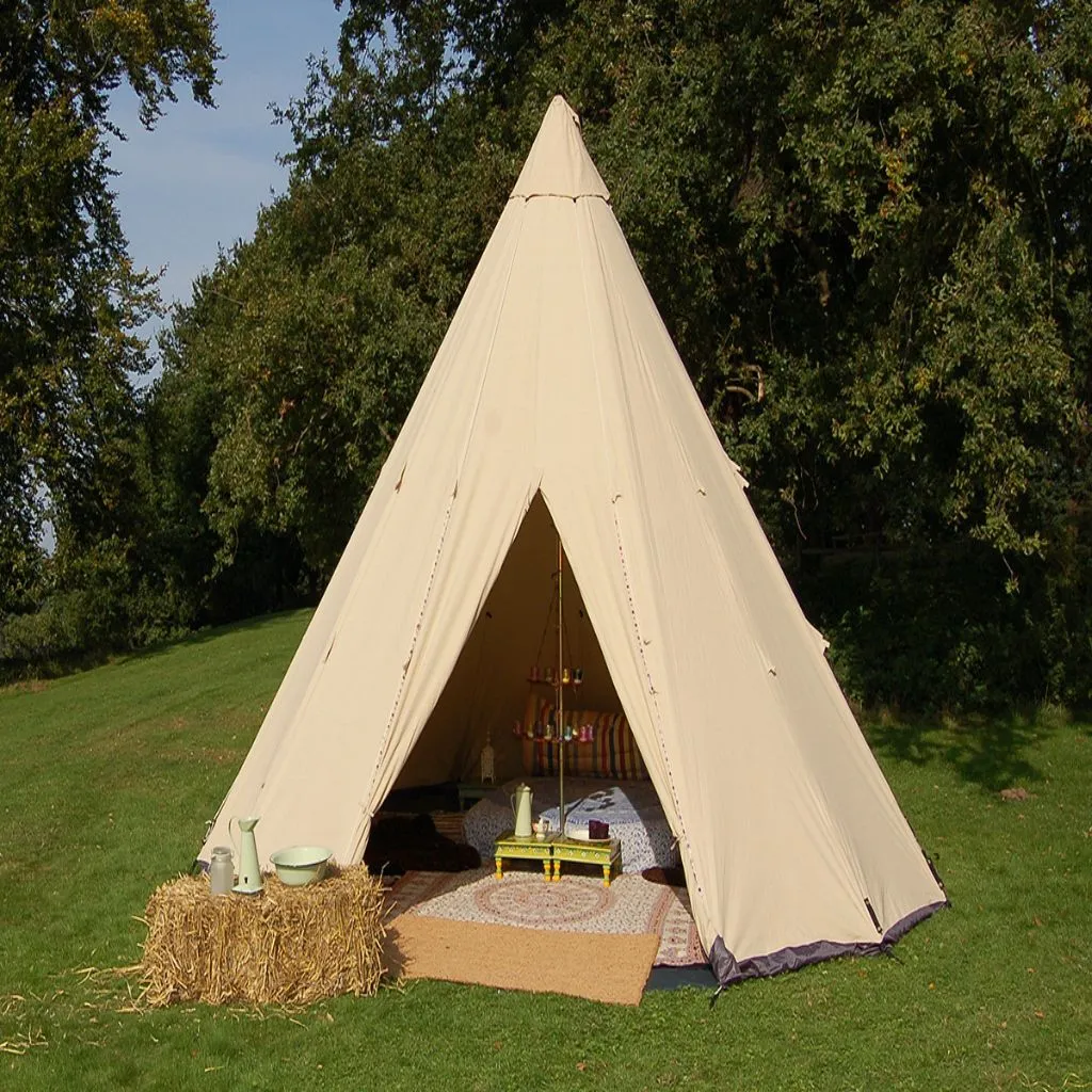 Luxury Canvas Tipi Tent