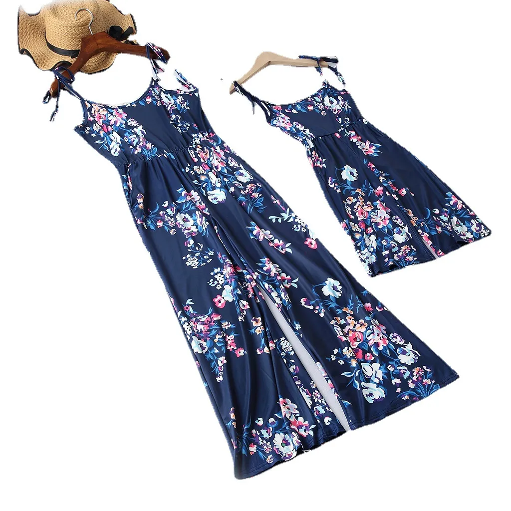 Matching Family Outfit -  Navy Blue Floral Jumpsuit