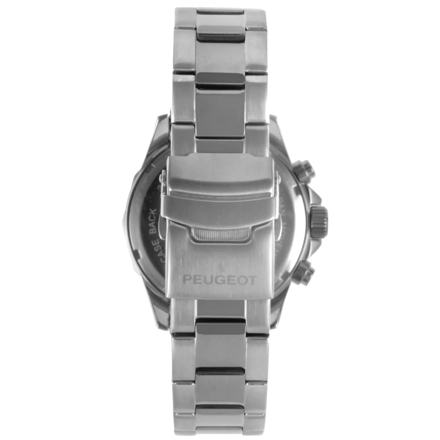 Men's 46mm Multi-Function Stainless Steel Bracelet Watch