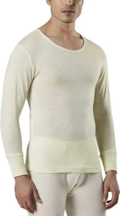 Monte Carlo Pure New Merino Wool Machine Washable Thermal for Men & Women Off White