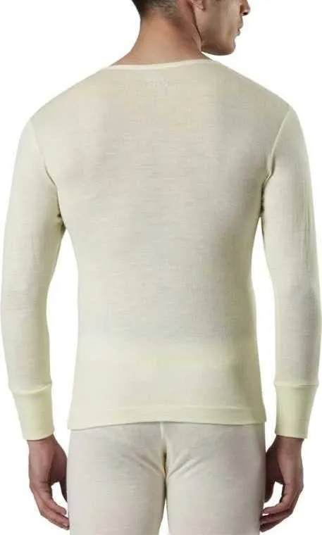 Monte Carlo Pure New Merino Wool Machine Washable Thermal for Men & Women Off White