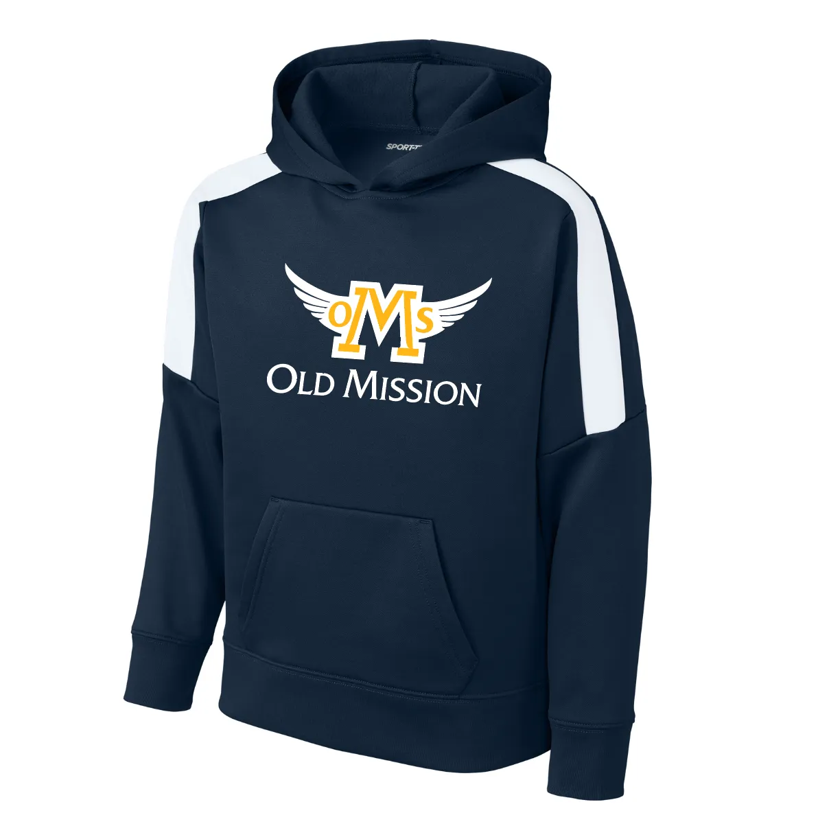 NEW - Navy OMS Falcons Hoodie- All Grades