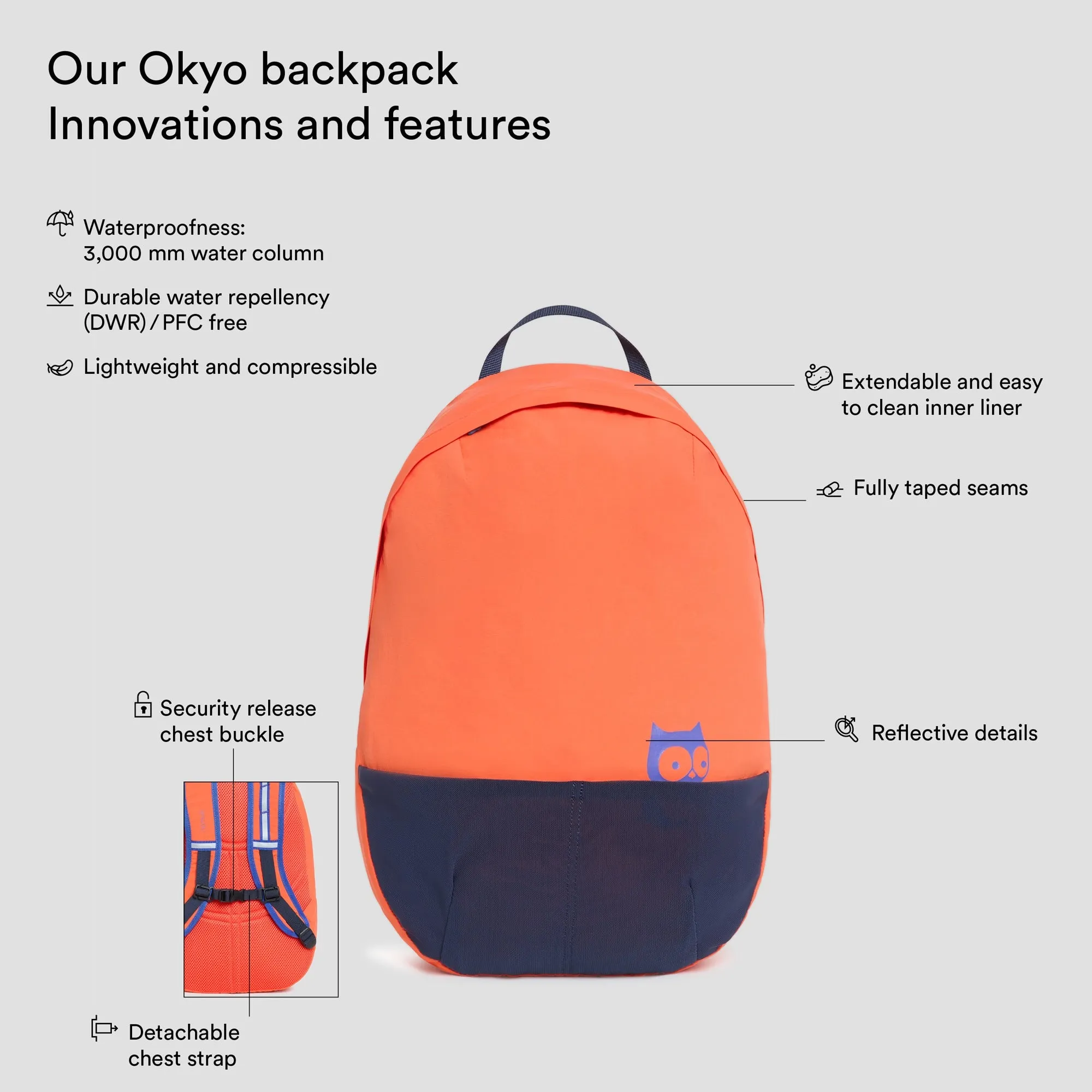 Okyo backpack 14L