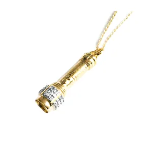 Pave The Way Shed Light Gold Necklace