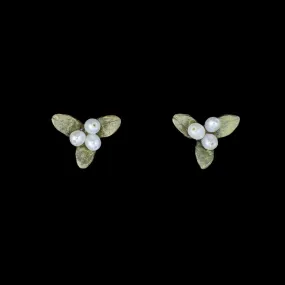 Petite Leaf Earrings - Post