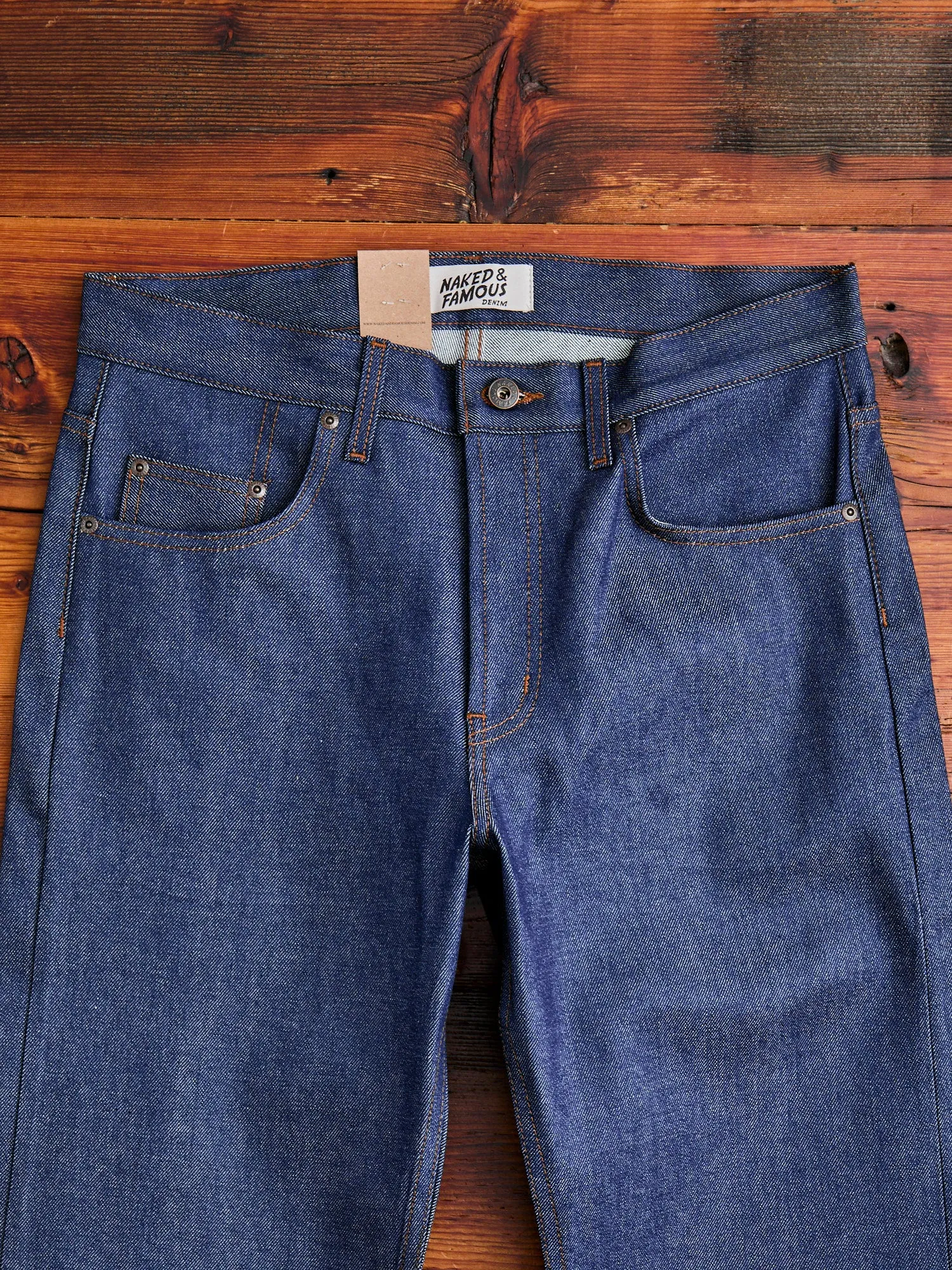 "Natural Indigo Selvedge" 12.5oz Selvedge Denim - Easy Guy Fit