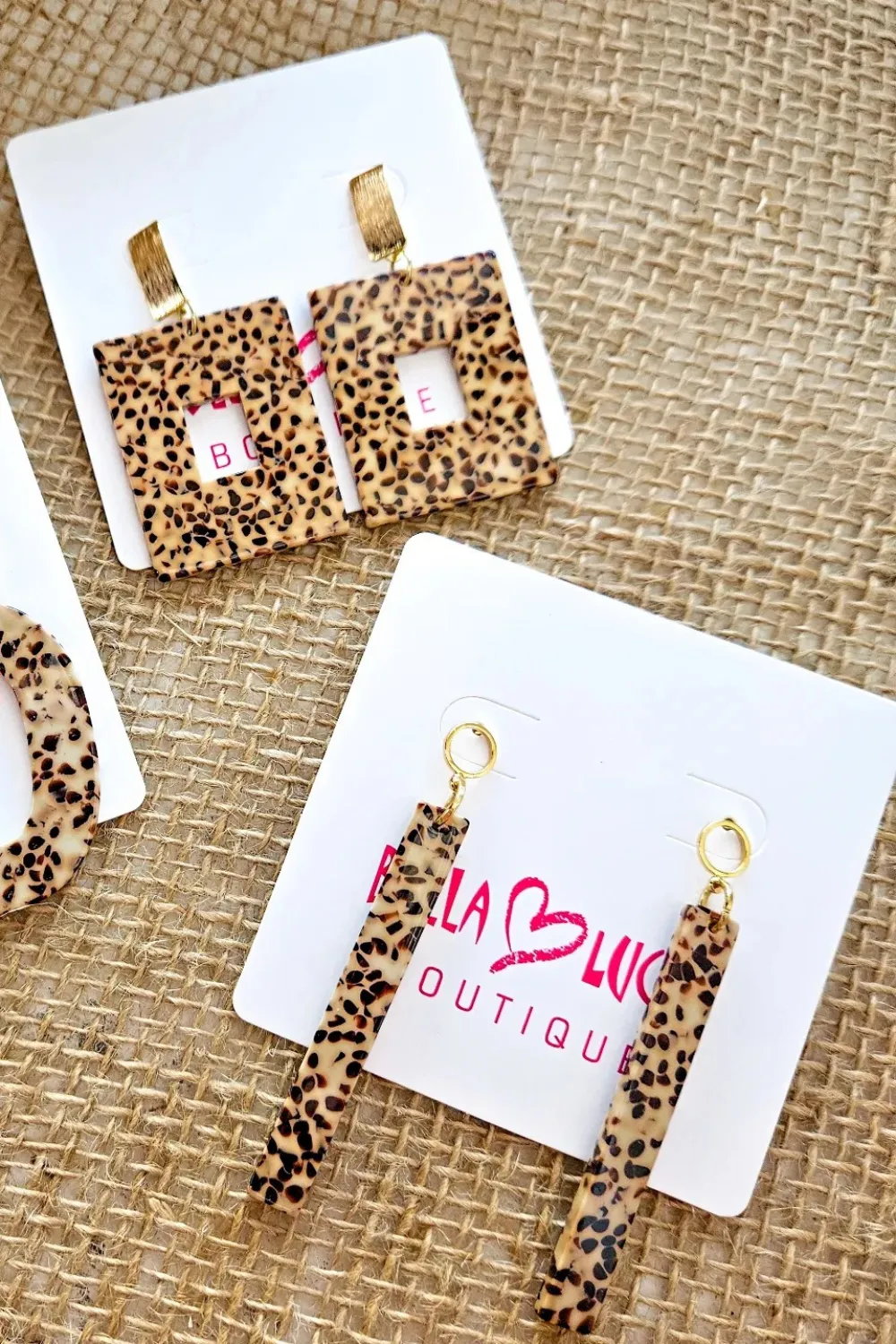 SERENITY DROP EARRINGS | CHEETAH