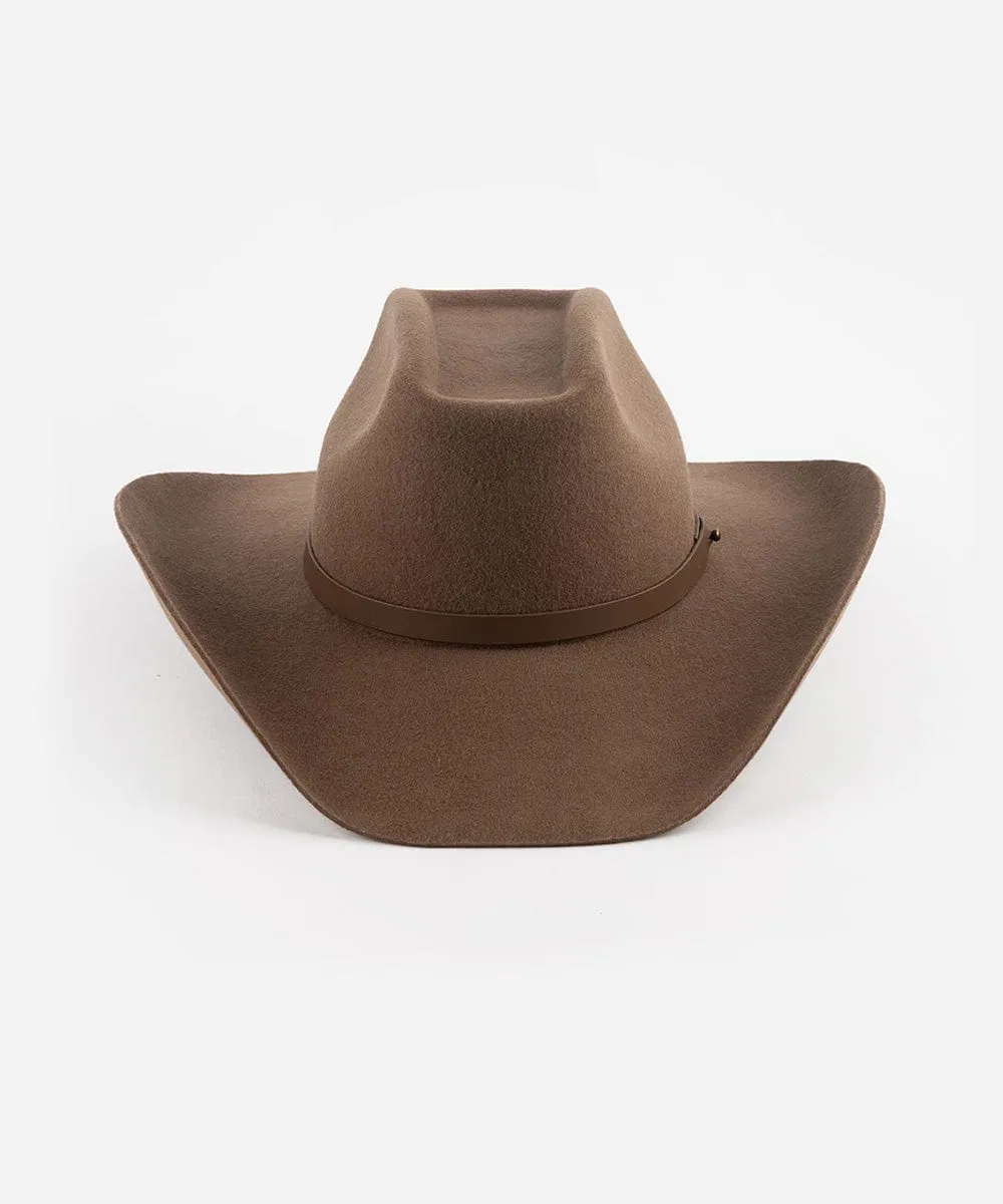 Shane Brick Top Western Hat