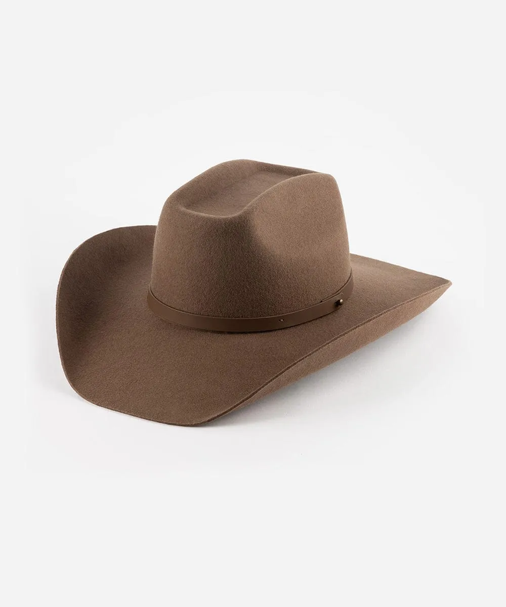 Shane Brick Top Western Hat