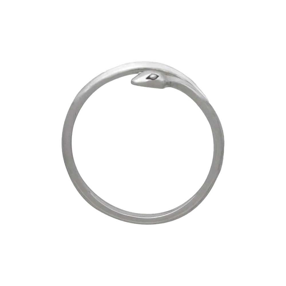 Simple Adjustable Snake Ring