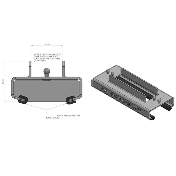 Sirocco 12V Fan Bracket | The Bush Company