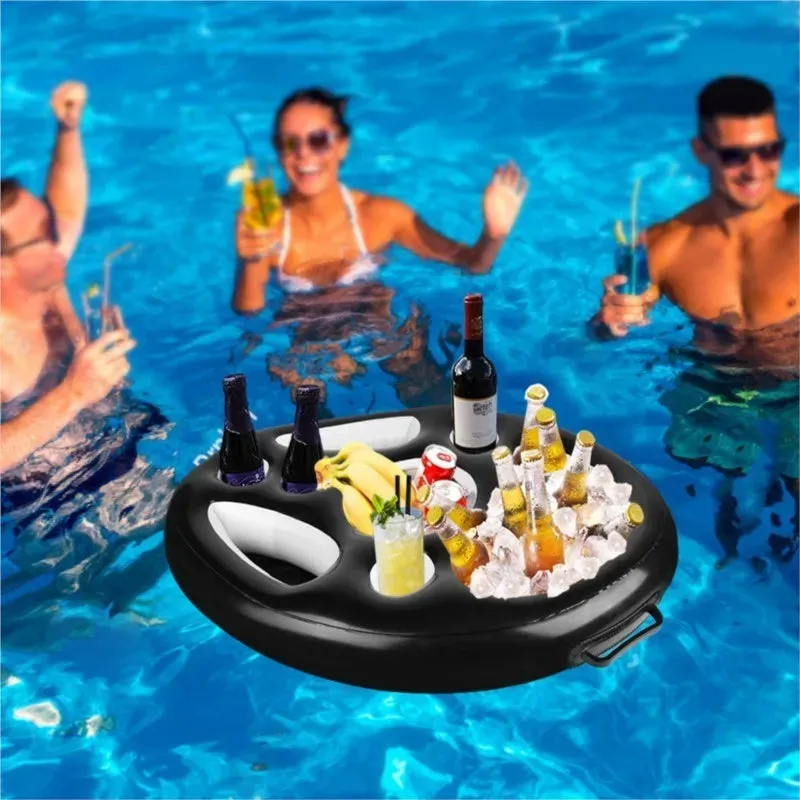 Summer Party Bucket Cup Holder Inflatable Pool Float