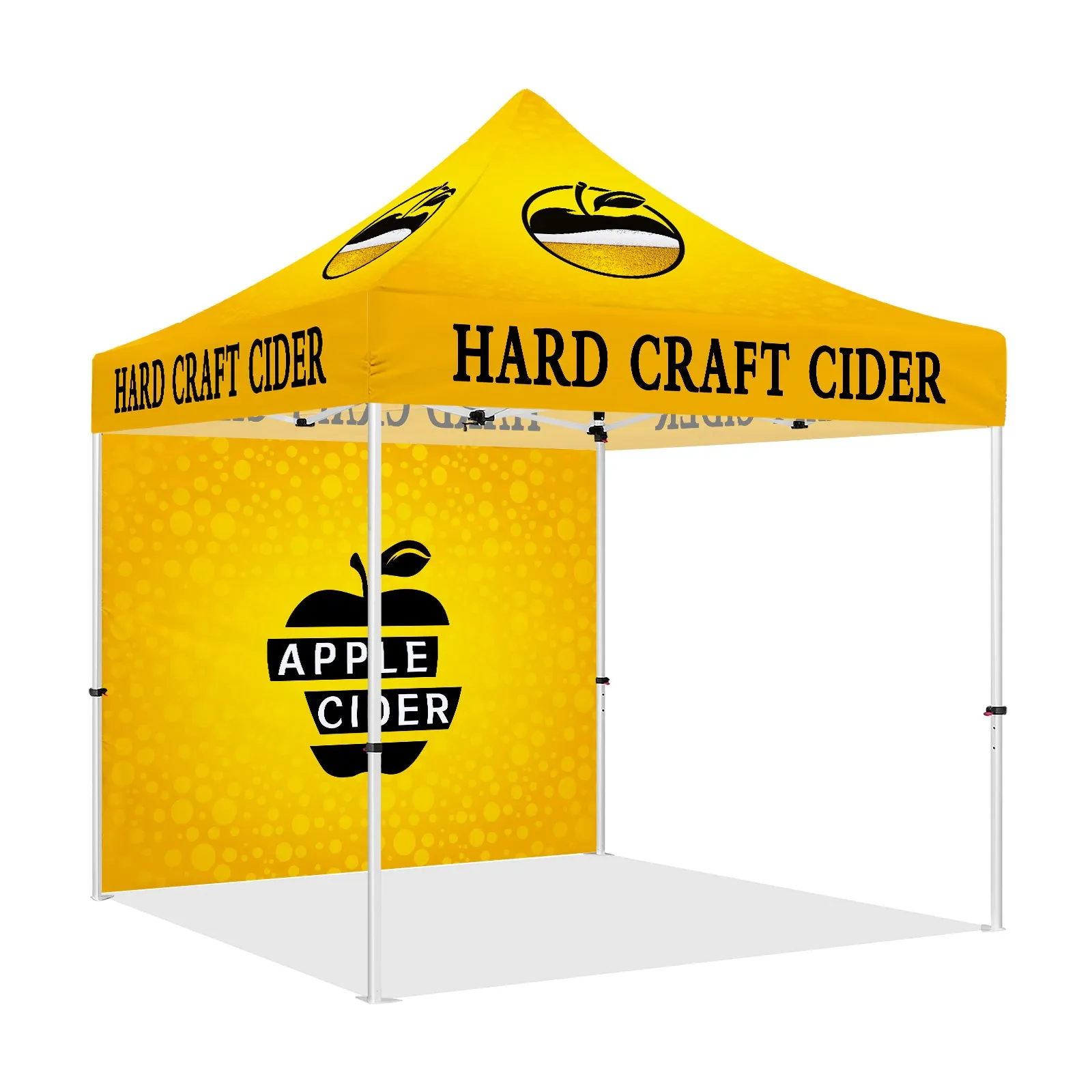 Tents for Vendors-ABLEM8CANOPY Hard Craft Cider 10x10 Food Vendor Tent