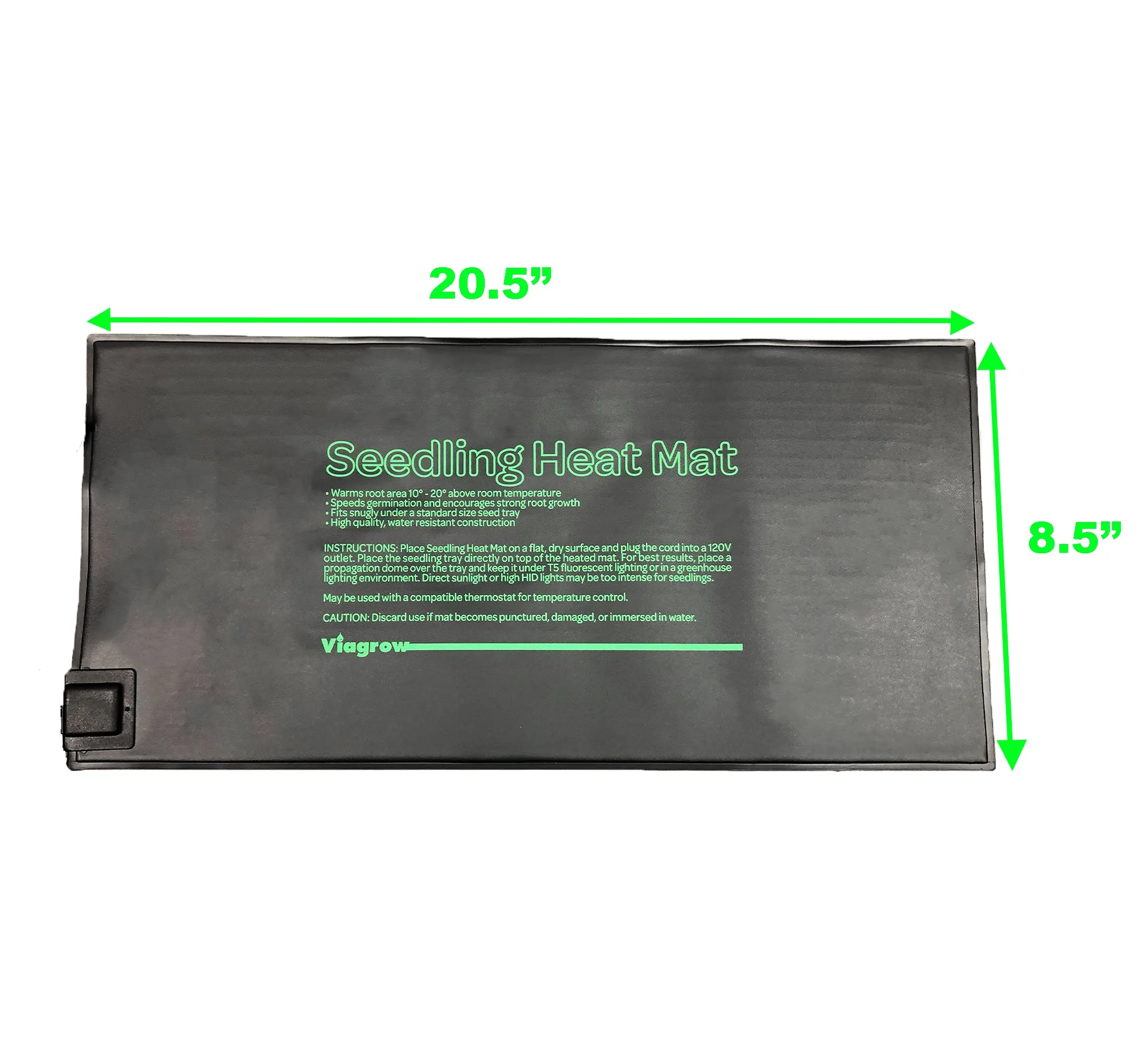 Viagrow 20.5" x 8.5" Seedling Heat Mat (EA)