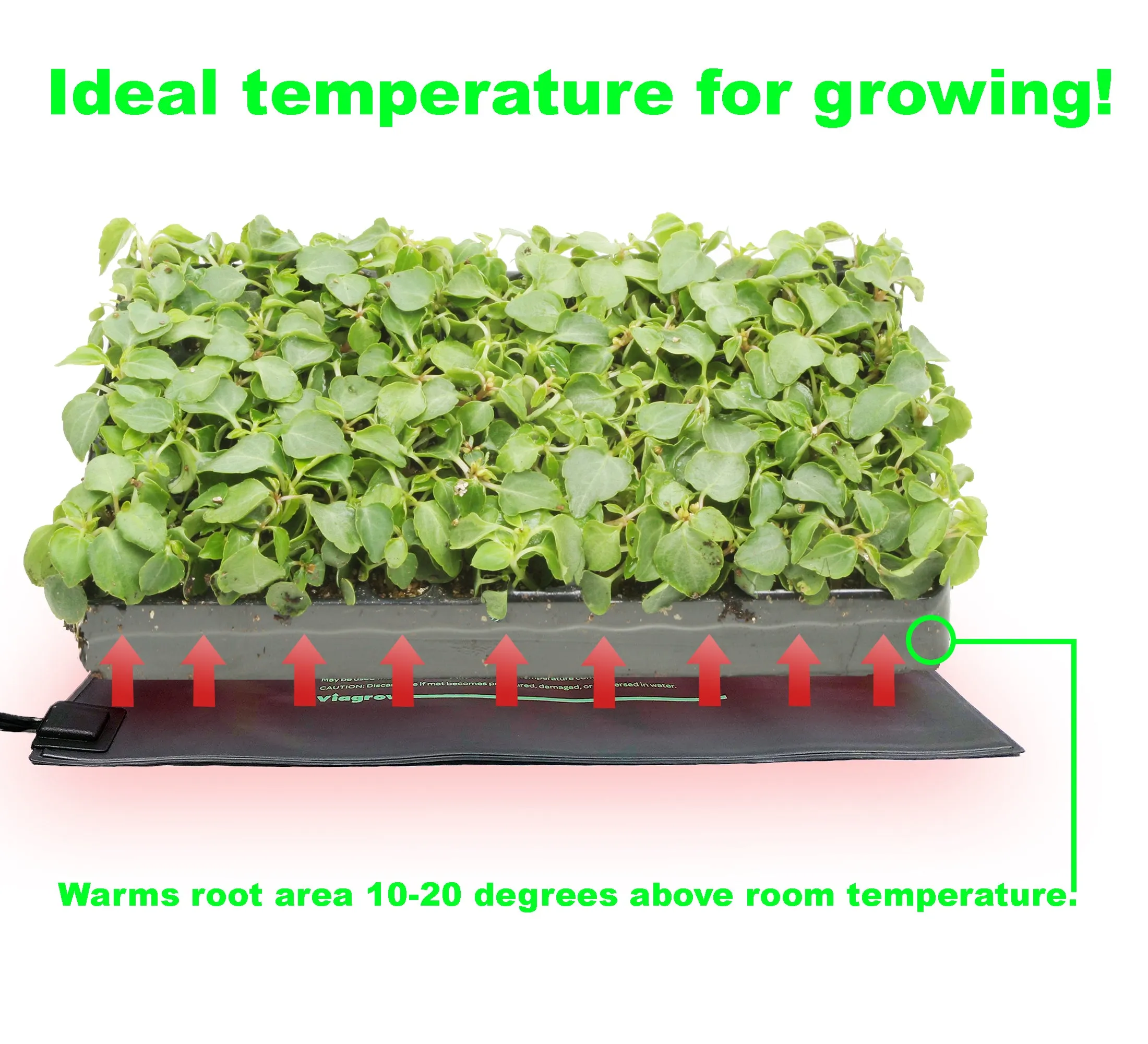 Viagrow 20.5" x 8.5" Seedling Heat Mat