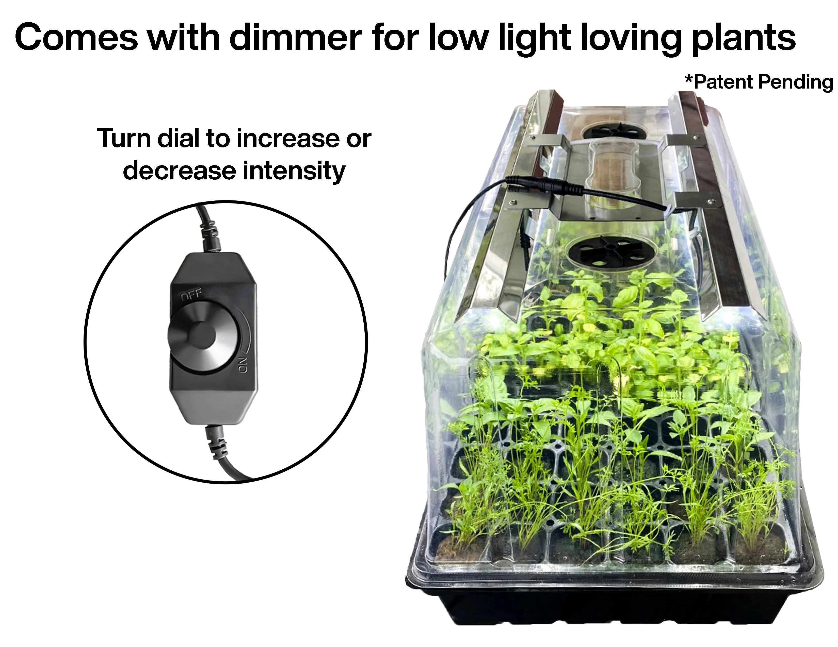 Viagrow Seedling Station Deluxe Kit with LED Grow Light, Propagation Dome, 4x Durable Seedling Tray, 50 Coir Seedling Starters & Heat Mat